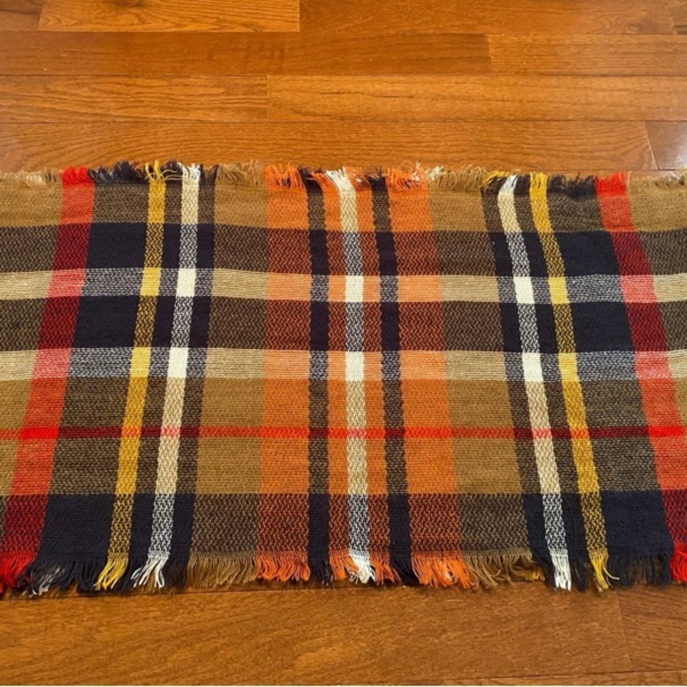 Colorful Plaid Infinity Scarf - Picture 2 of 4